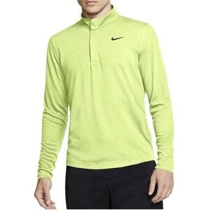 Nike Dri-Fit Lemon Golf Stretch Pullover 1/4 Zip - New - Medium - $85